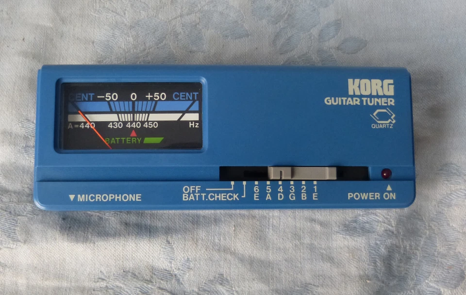 #Musique Vintage# Accordeur Vintage KORG Micro Six /  Guitar Tuner GT-6 - Photo 2/4