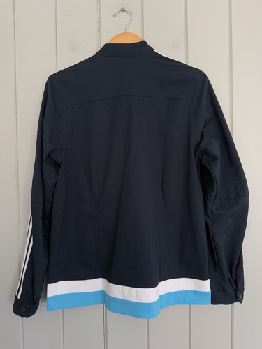 Youth Adidas Chelsea Pre-Match Anthem Jacket 16-17Y Navy Blue Snap Front 2013-14 - Picture 5 of 6