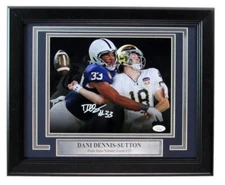 Dani Dennis-Sutton Signed/Inscribed 8x10 Framed Photo Penn State JSA 195728