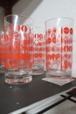 Coca Cola Label 100 Year Anniversary 16.3 oz Tumbler Cocktail Glasses Set Of 12