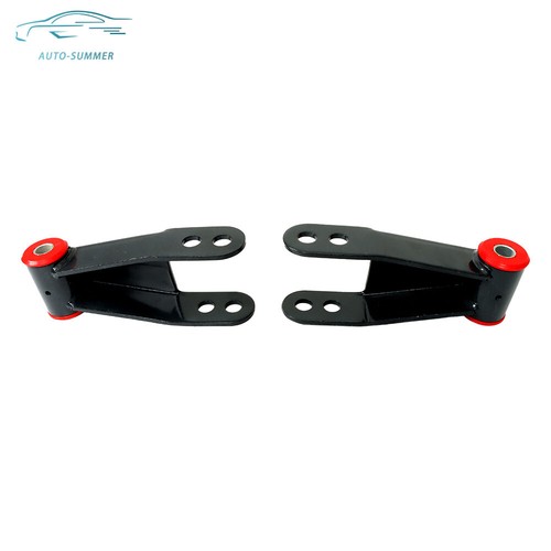 For 1965-1972 Ford F100 2WD 4" Rear Drop Lowering Hanger Shackle Kit Steel LH+RH - Picture 7 of 9