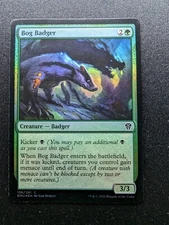 Magic the Gathering BOG BADGER FOIL Dominaria United #156