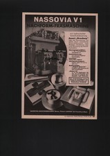 LANGEN, Werbung 1941, Hanns Fickert Nassovia-Maschinen-Fabrik Fräsmaschinen