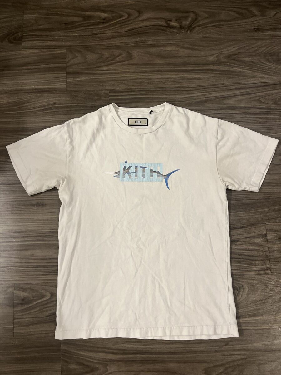 KITH Shirt Mens Medium White Box Logo Marlin Classic Logo KITH Shirt Mens Medium White Box Logo Marlin Classic Logo