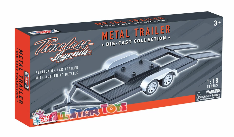 Trailer Car Carrier Motormax 1:24 1:18 Scale Diecast Model Toy Car 76001 76009 - Image 2 of 4