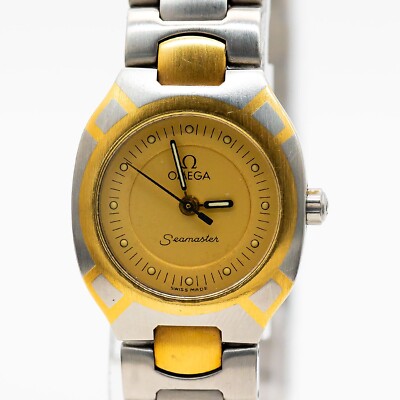 Omega Seamaster Ref: 58144000 Titan/Gold 34 mm Fullset 1996