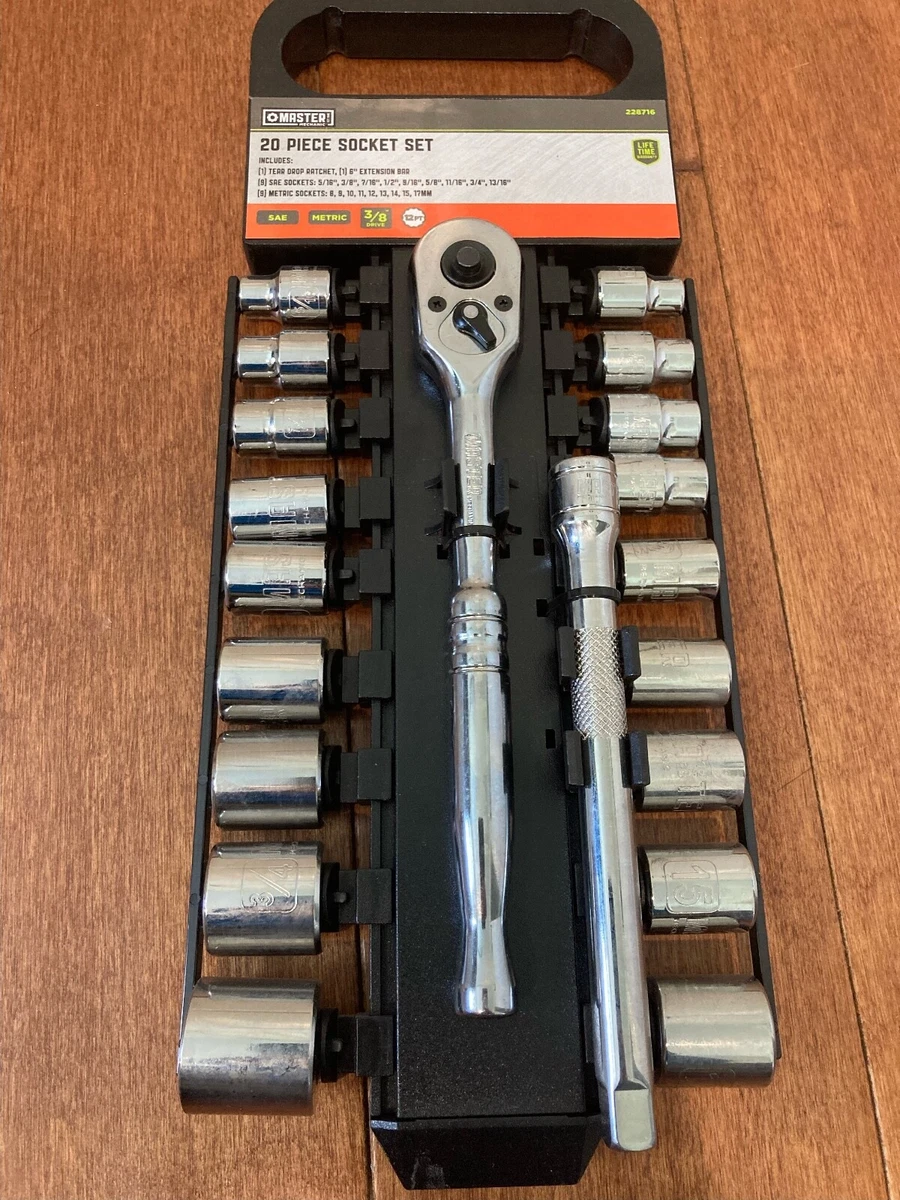 Master mechanic socket set deals