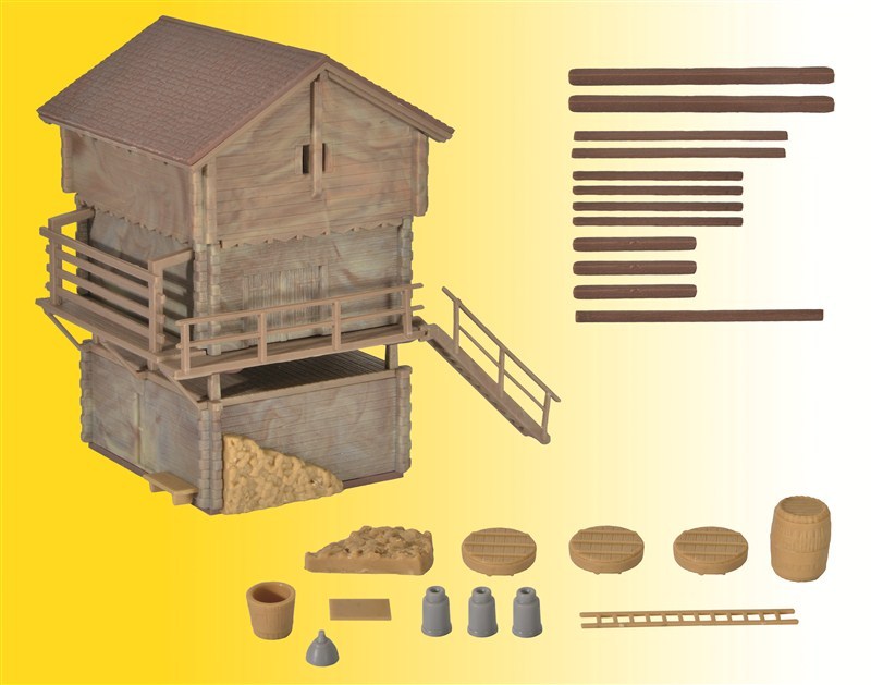 Kibri H0 38035 - Stall und Stadel Messepreis Neuware