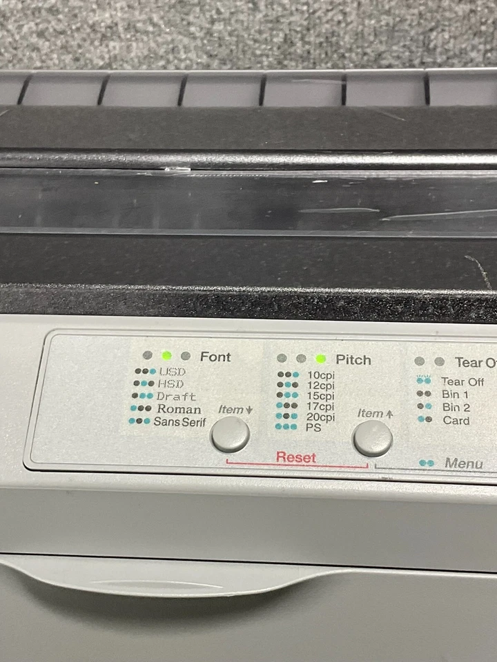 Epson P361A FX-890 🖨 Micro Adjust Impact Printer 120V – No Cover - Image 3 of 4