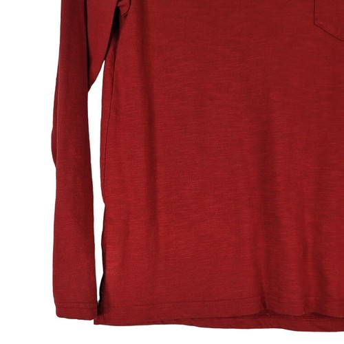 Wonder Nation Boys Pullover T Shirt Red Size 10 12 Large Long Sleeve - Picture 3 of 5