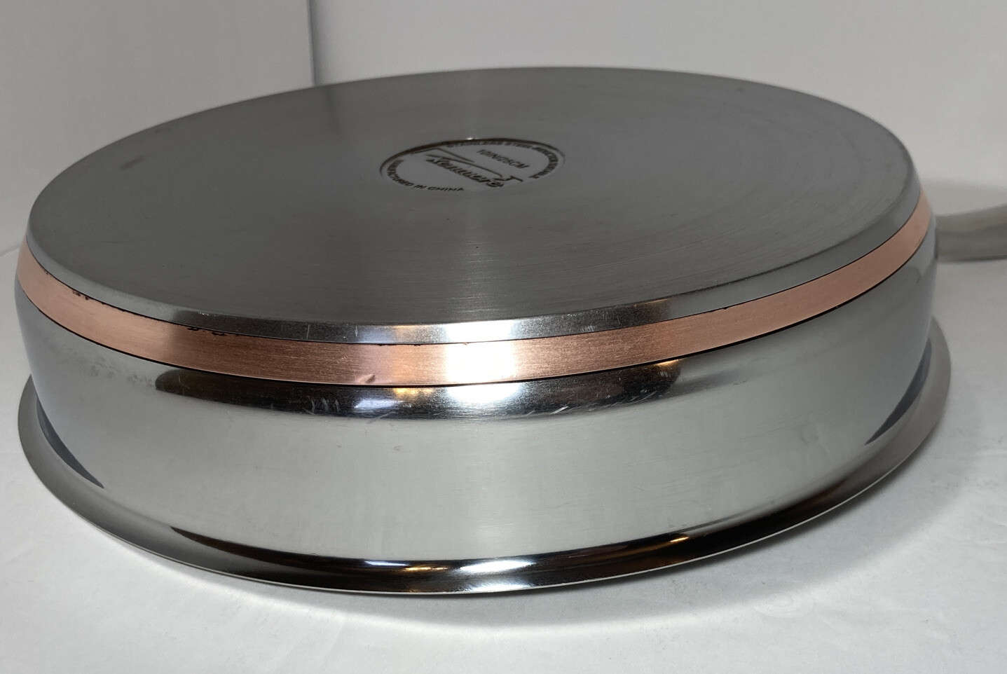 Kenmore Thick Copper Core Bottom 10" Skillet Saute Fry Pan Stainless