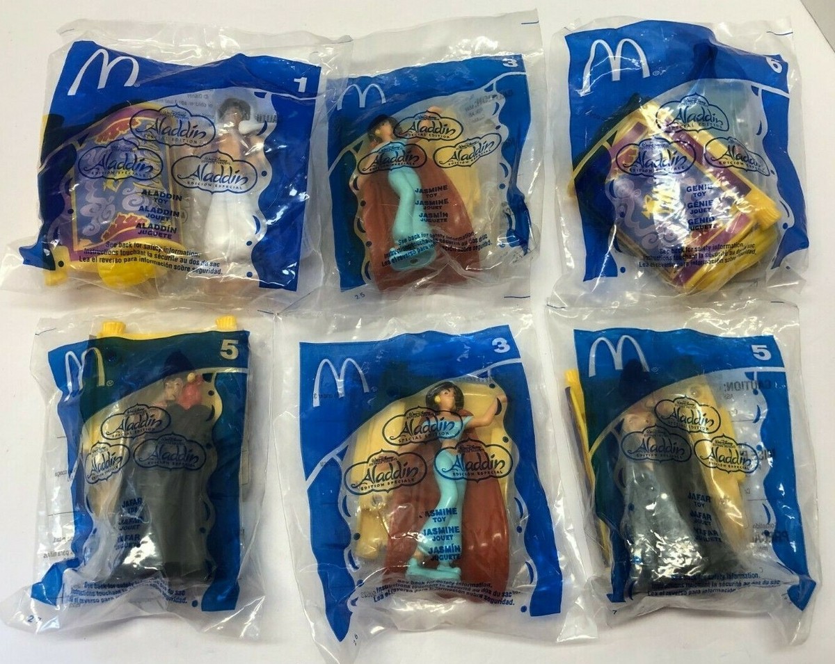 Aladdin Disney McDonald's Happy Meal Toys MIP