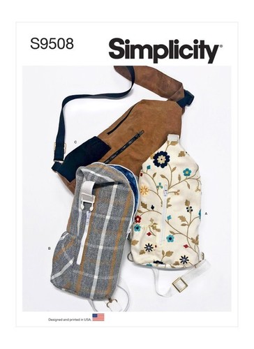 Simplicity Schnittmuster Sling Bags in zwei Größen - S9508 - Bild 1 von 8