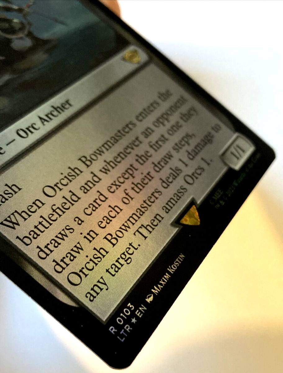 MTG Orcish Bowmasters (Foil) The Lord of the Rings 0103 NM | eBay
