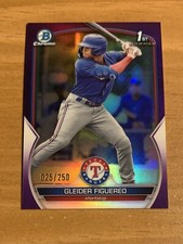 2023 Bowman Chrome 1st Gleider Figuereo Purple Refractor /250 Rookie RC SP