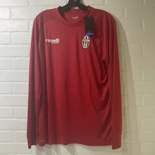 NEW - Capelli Empire Vertical Stripe LS Soccer jersey - Red White  - SMALL