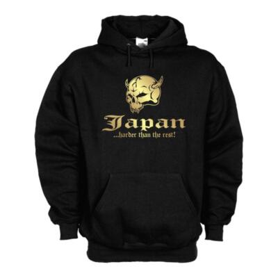 Kapuzenpulli JAPAN harder than the rest, Hoodie Kapuzen Sweatshirt (WMS05-31d)