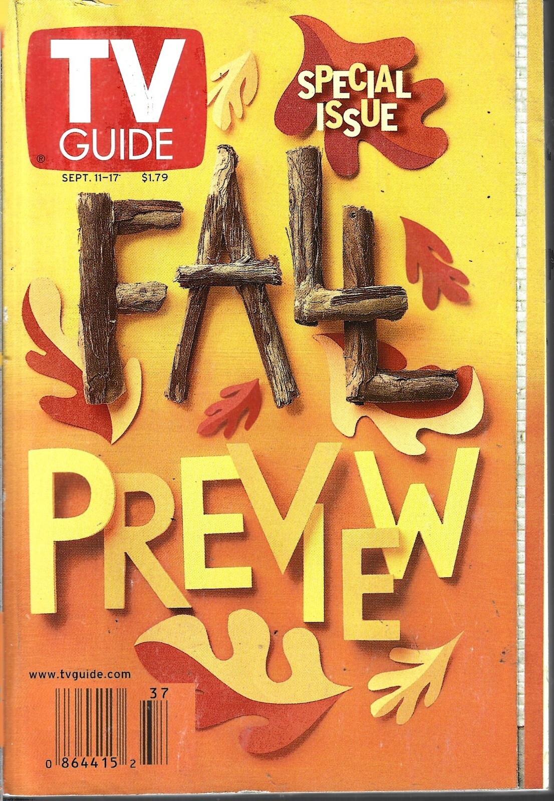 Tv Guide Magazine September 11-17 1999 (Fn+) Fall Preview Freaks And Geeks Angel