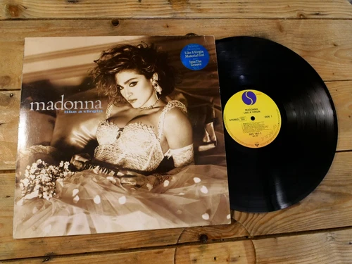 MADONNA LIKE A VIRGIN LP 33T VINYLE EX COVER VG+ ORIGINAL 1985