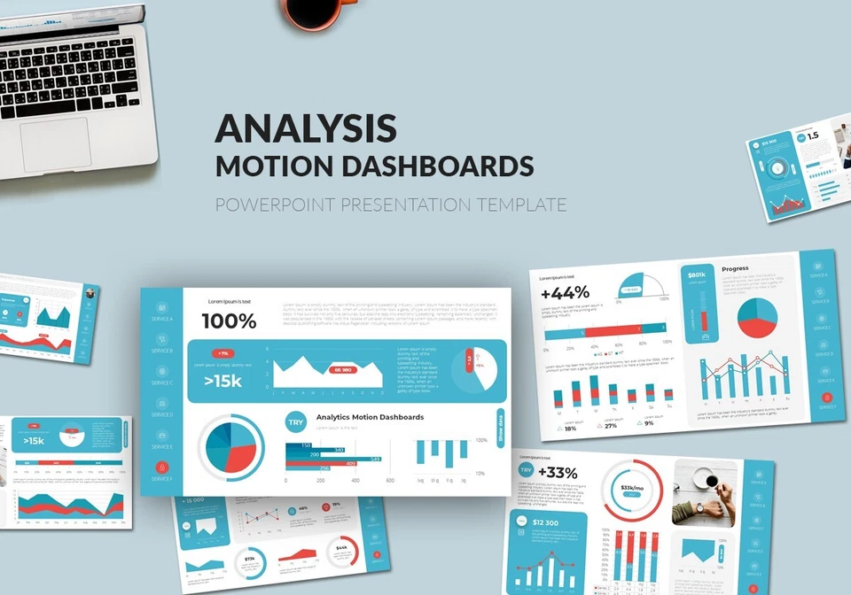 Analysis Motion Dashboards PowerPoint Presentation Template - Image 4 of 4