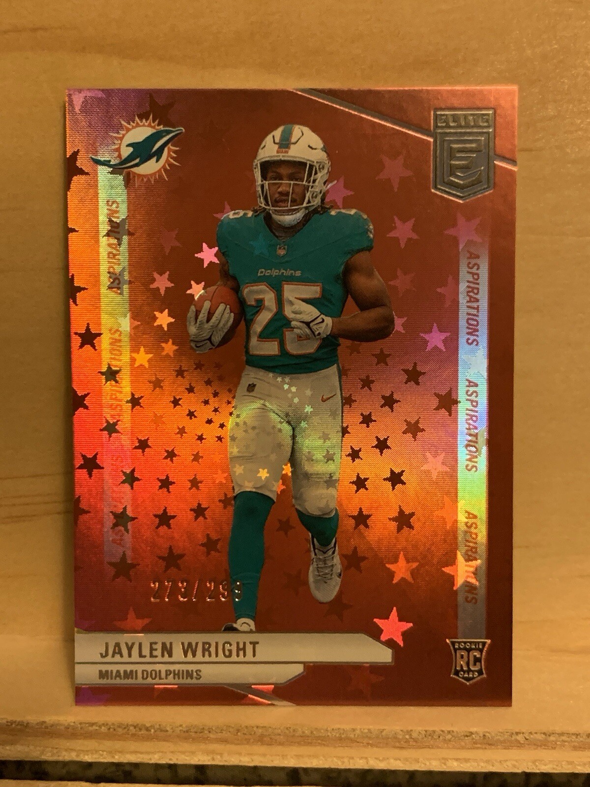 2024 Panini Donruss Elite JAYLEN WRIGHT RC Stars Aspirations /299  DOLPHINS