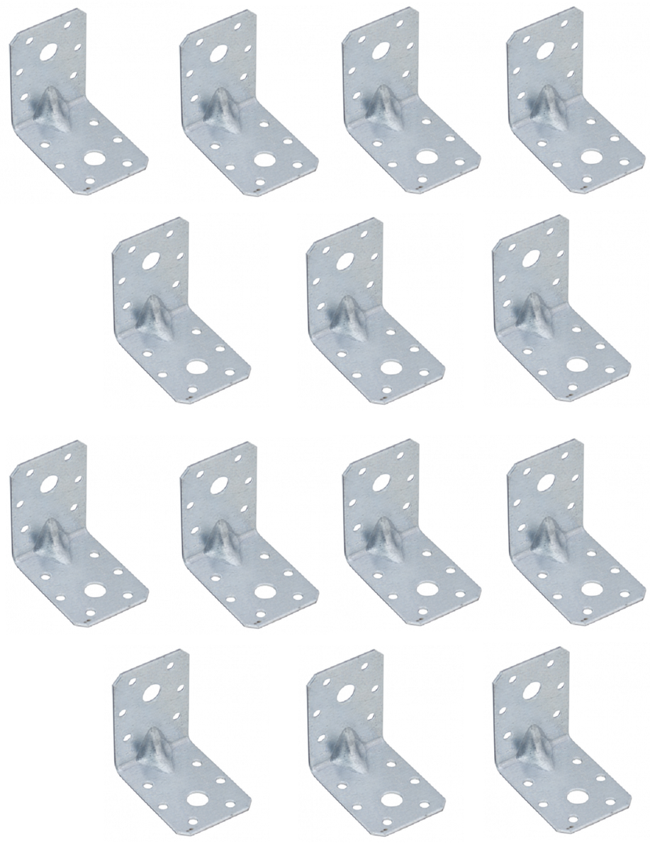 VOCIBO® 20 Connettori Piatti In Acciaio Inox, 76 X 16 X 2 Mm, Piastre Forate, Angolo Piccolo Con Vite Per Montaggio Ad Angolo, Staffa, Mobili, Tavolo, Sedia, Libreria - Foto 6