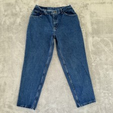 Vintage Gitano Jeans Womens 16 Petite Mom Tapered High Rise Medium Wash Denim