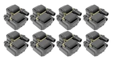 Set of 8 Ignition Coil without Spark Plug Connector OEM BOSCH for Mercedes-Benz