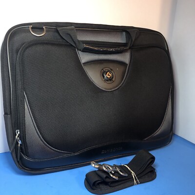 Computer/Messanger Soft Bag. Black. Samsonite. Strap Included