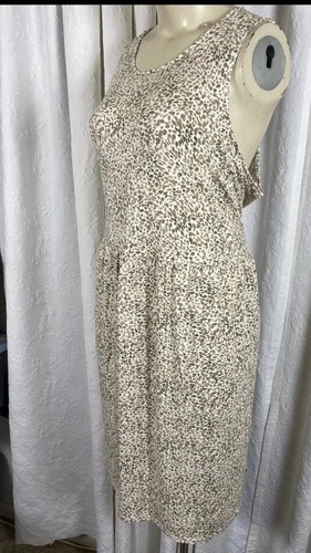 Old Navy Crewneck sleeveless jersey net Flared kneelength dress plus size 4X