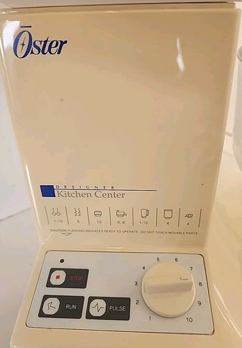 Oster Designer Kitchen Center Mixer Blender Food Processor Vintage White - Picture 2 of 19