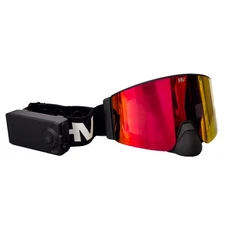 HeatVue HeatWave Heated Goggle - Black (Revo Red/Pink Tint) - Snowmobile Ski