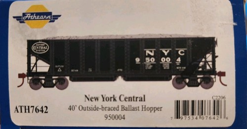Tolva de lastre exterior reforzada Athearn escala HO 40' New York Central #950004 | Zustand: New