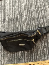 Mini Belt Bag Black Adjustable Strap Small Waist Bag Fanny Pack Crossbody New