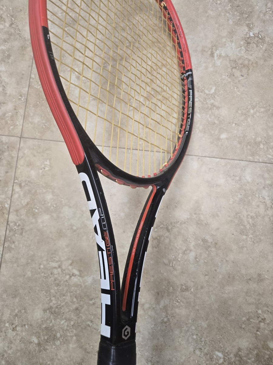 HEAD Prestige MP Graphene Tennis Racquet Red/Black US Pat. 8342989