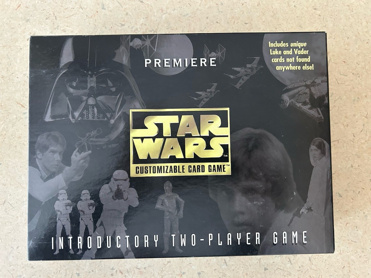 その他 starwars customizable card game unopened 1995 Star Wars Customizable Card Game with 15 card expansion pack