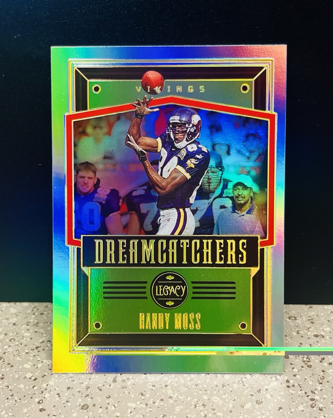 🔥2023 Panini Legacy Dreamcatchers Case Hit Insert SSP RANDY MOSS Vikings🔥