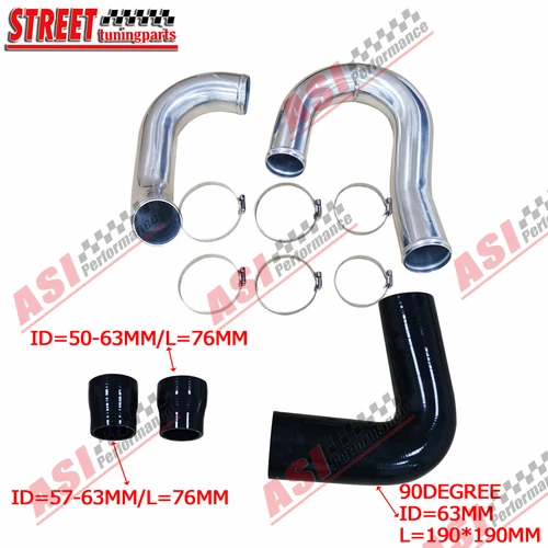 Hot Side intercooler Hose Piping pipe kit For Ford Falcon BA BF XR6 Turbo models - Picture 6 of 11