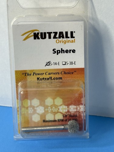 Kutzall Original - Sphere Burr, 1/8'' Shank, Head Diameter 1/4'', Coarse S-14-E - Picture 11 of 11