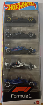 Hot Wheels Formula 1 2025 5er Set Red Bull Mercedes Alpine Haas Williams JKG12