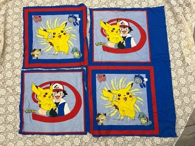Vintage Original Nintendo Pokemon Ash Pikachu 1998 Kids Throw Blanket Comforter