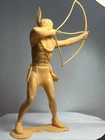 Marx Toys 1964 6” Peach Native American Indian With Bow And Shooting Arrow