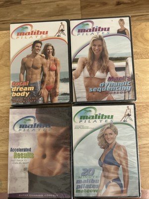 Lot of 4 Malibu Pilates DVDs- NEW
