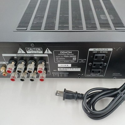 DENON PMA-390RE Integrated Amplifier Works Tested from Japan JP