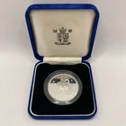1991 Macau 100 Patacas Silver Proof Coin - Year of the Goat - Rare