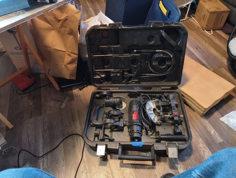 CRAFTSMAN ALL-IN-ONE Cutting Tool Kit 3/4HP 2-Speed Complete In Hard Case TESTED