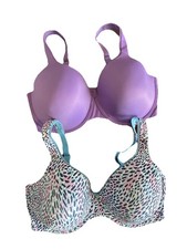 Vanity Fair Body Sleeks Push Up Bra 36DD Underwire Padded Cups 75270 lot of 2