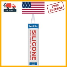 Marine-Grade Silicone Sealant - 10.1 oz, UV Resistant for Long-Lasting Repairs