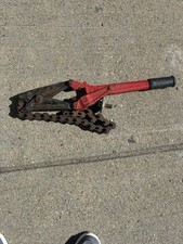 WHEELER CAST IRON SOIL PIPE CUTTER 26” CHAIN ALL CUTTERS SPIN FREELY FREE SHIP