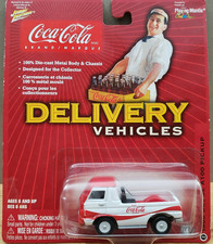Johnny Lightning 1966 Dodge A100 Pickup Coca-cola Delivery Vehicles Diecast 164